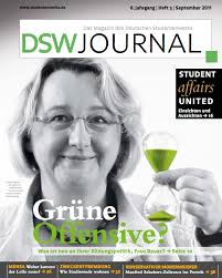 DSW Journal, Magazin des Deutschen Studentenwerks (September 2011). Titelgeschichte über Theresia Bauer, baden-württembergische Wissenschaftsministerin - pdf