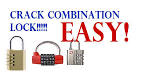 How to unlock a single digit combination lock? 