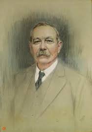Portrait of Sir Arthur Conan Doyle (past - William Henry Gates als ...