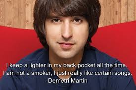 Greatest 10 trendy quotes by demetri martin picture French via Relatably.com