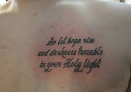 Tattoo Quotes Hope. QuotesGram via Relatably.com