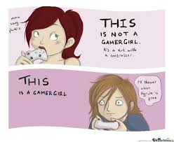 Gamer Girl Vs Girl Gamer Meme | Allpix.Club via Relatably.com
