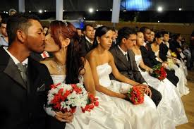 Resultado de imagem para imagens de casamentos comunitario em são luís
