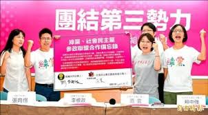 Image result for 台聯 時代力量 綠黨 反馬習會