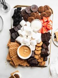 S'mores Charcuterie Board - The Fit Peach