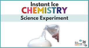Instant Ice Science Experiment for Kids - Only Passionate Curiosity