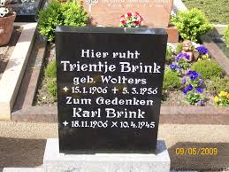 Grab von Karl Brink (18.11.1906-10.04.1945), Friedhof Vellage - ve015