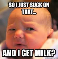 skeptical baby memes | quickmeme via Relatably.com