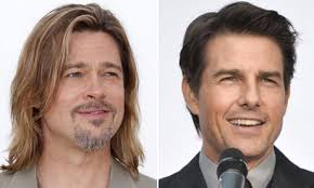 Brad Pitt and Tom Cruise, who may star together in racing drama Go Like Hell Photograph: Richard Shotwell/Invision/AP/Guillaume Horcajuelo/EPA - Brad-Pitt-and-Tom-Cruise-010