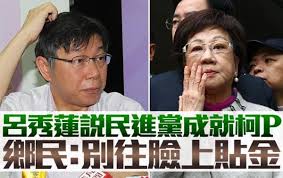 Image result for 呂秀蓮打文哲