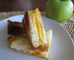 Image result for grilled cheese cut in quarters