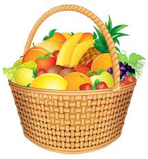 Image result for fruit basket clipart