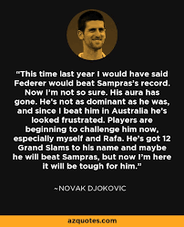 Novak Djokovic Inspirational Tennis Quotes. QuotesGram via Relatably.com