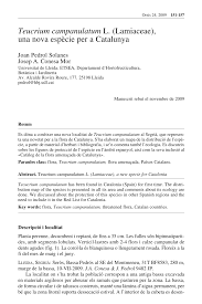 (PDF) Teucrium campanulatum L.(Lamiaceae), una nova espècie ...