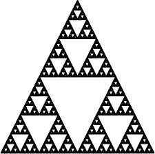 Resultado de imagen de fractales de triangulos