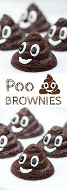 Poo Emoji Brownies | Savoury cake, Fudgy brownie recipe ...