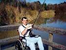 Handicap fishing pole