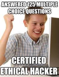 Answered 125 multiple choice questions certified ethical hacker ... via Relatably.com