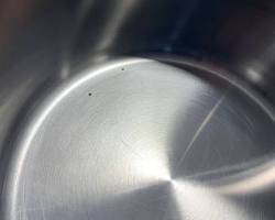 Image of Pits on stainless steel
