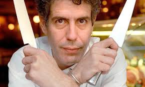 Anthony Bourdain. Sharply observed ... Anthony Bourdain in 2000. Photograph: David Rentas / Rex Features. I saw a sign the other day outside one of those ... - Anthony-Bourdain-001