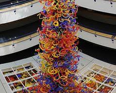 Image of Dale Chihuly glass towers