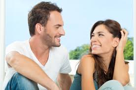 Image result for pictures of woman talking to a nice man