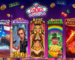 Image of computer screen with an online slot game open