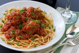 Image result for spaghetti and meatballs