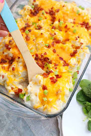 Loaded Baked Potato Casserole - The Diary of a Real Housewife