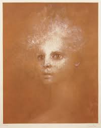 Untitled (portrait of a young woman) by Leonor Fini - Untitled-portrait-of-a-young-woman-by-Leonor-Fini