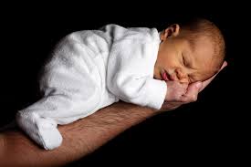 Image result for Newborn Baby on an Arm public domain