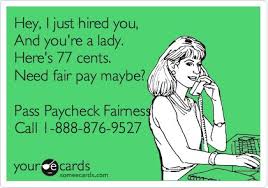 Senate Votes on Paycheck Fairness Act Today | The Opinioness of ... via Relatably.com