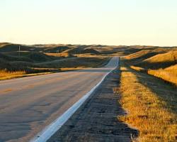 Image of US 83 highway in South Dakota