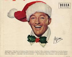 White Christmas song by Bing Crosby album cover
