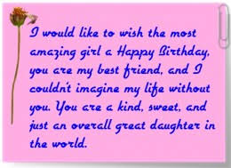 Quotes From Daughter Happy Birthday. QuotesGram via Relatably.com