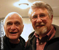 John Giorno and Robert Kieronski, artist and friend - kieronski