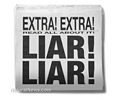 newspaper headlines Liar! Liar!