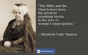 Elizabeth Cady Stanton - Daily Atheist Quote via Relatably.com