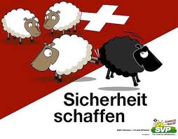 Image result for zurich anti immigrant sheep