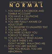 Quotes About Being Normal. QuotesGram via Relatably.com