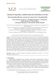 (PDF) Chemical Composition, Antimicrobial and Antioxidant ...
