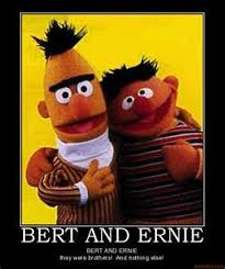 mjhawkeye: Bert and Ernie: Just Pals via Relatably.com