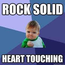 rock solid Heart touching - Success Kid - quickmeme via Relatably.com