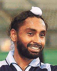 Baljit Singh Dhillon, who has been named captain of the Indian hockey team for the World Cup, scheduled to be held at Kuala Lumpur from February 24. - sp4