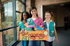 Image result for selling girl scout cookies