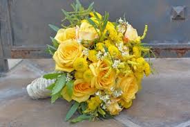 Image result for yellow bridal bouquets