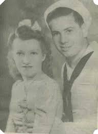 &quot;Mr. and Mrs. Lewis Crawford...married fifty years&quot; Lewis Preston and Lela (Benjamin) Crawford April 1945. Contributed by Carol Brotzman - LewisCrawfordWife