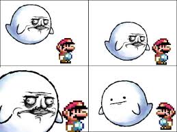 Mario Meme Ghost Me Gusta Luigi Poker Face | Lulz | Pinterest ... via Relatably.com