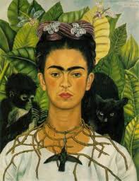 Frida Kahlo - Self-portrait with Thorn Necklace and Hummingbird From: ari ella via denisa piteiu. Like; Share. 30-07-2012 20:25. 3 people like this - frida-kahlo-self-portrait-with-thorn-necklace-and-hummingbird-1343676299