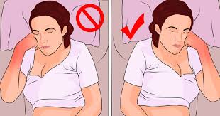 Image result for sleeping at the left side